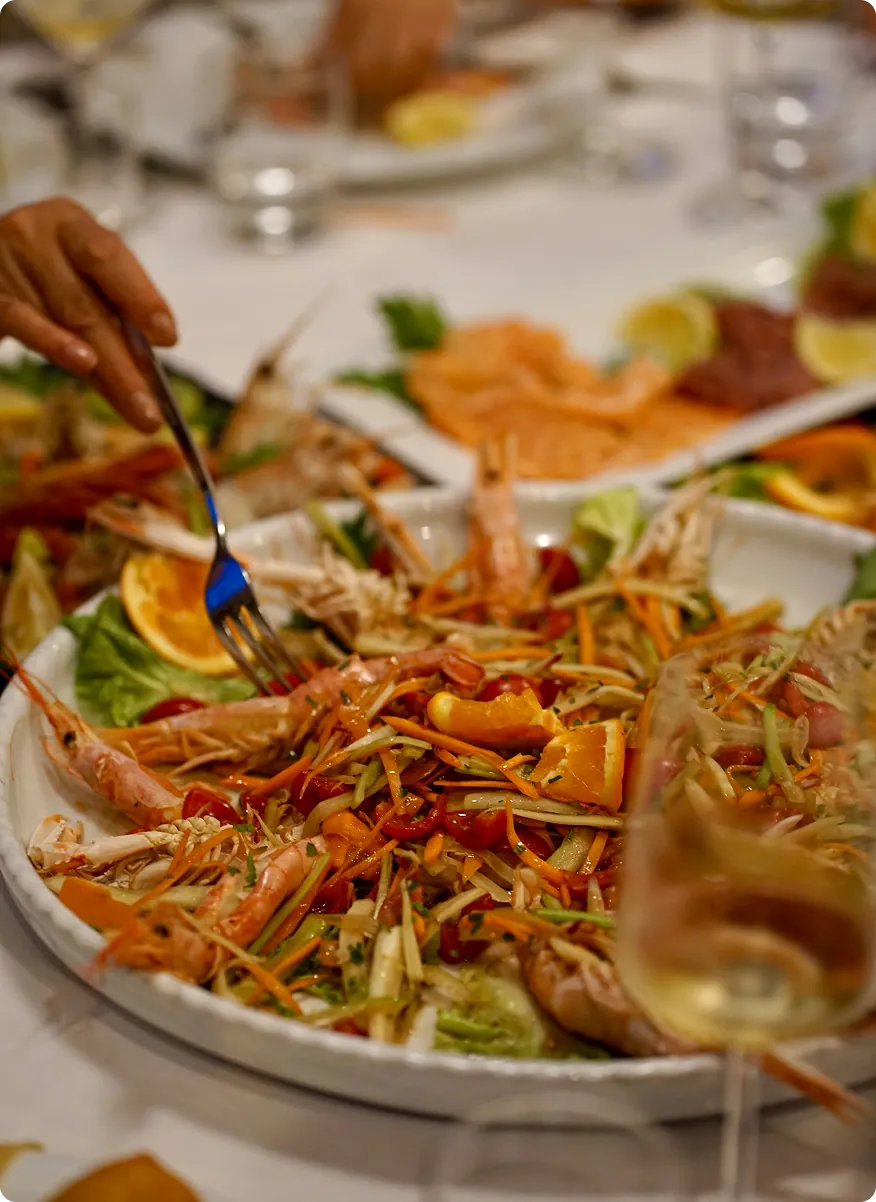 Piatto di pesce al Ristorante LunaSei a Rubano